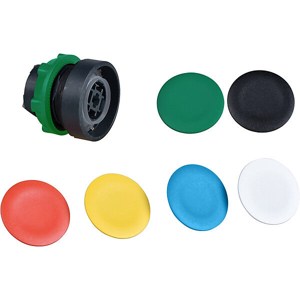 Schneider Electric Drucktaster flach, 6 Farben ZB5AA9